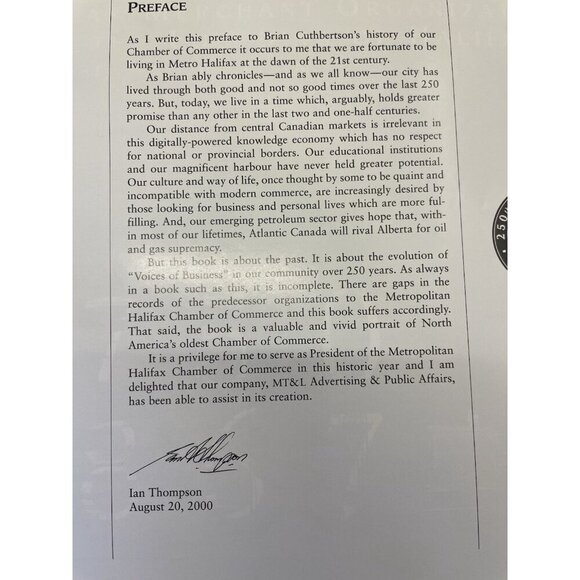 Voices of Biz Halifax NS 1750–2000 PB History Canada Commerce Vtg RARE - Picture 6 of 12